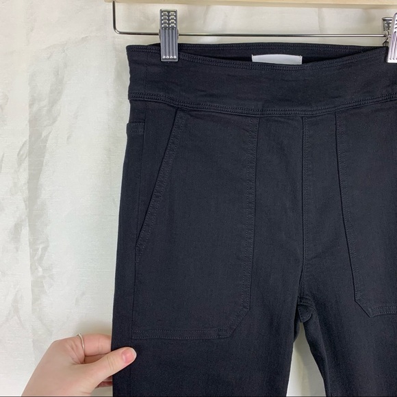 FRAME Denim Le Francoise Jeans in Film Noir - Picture 8 of 14